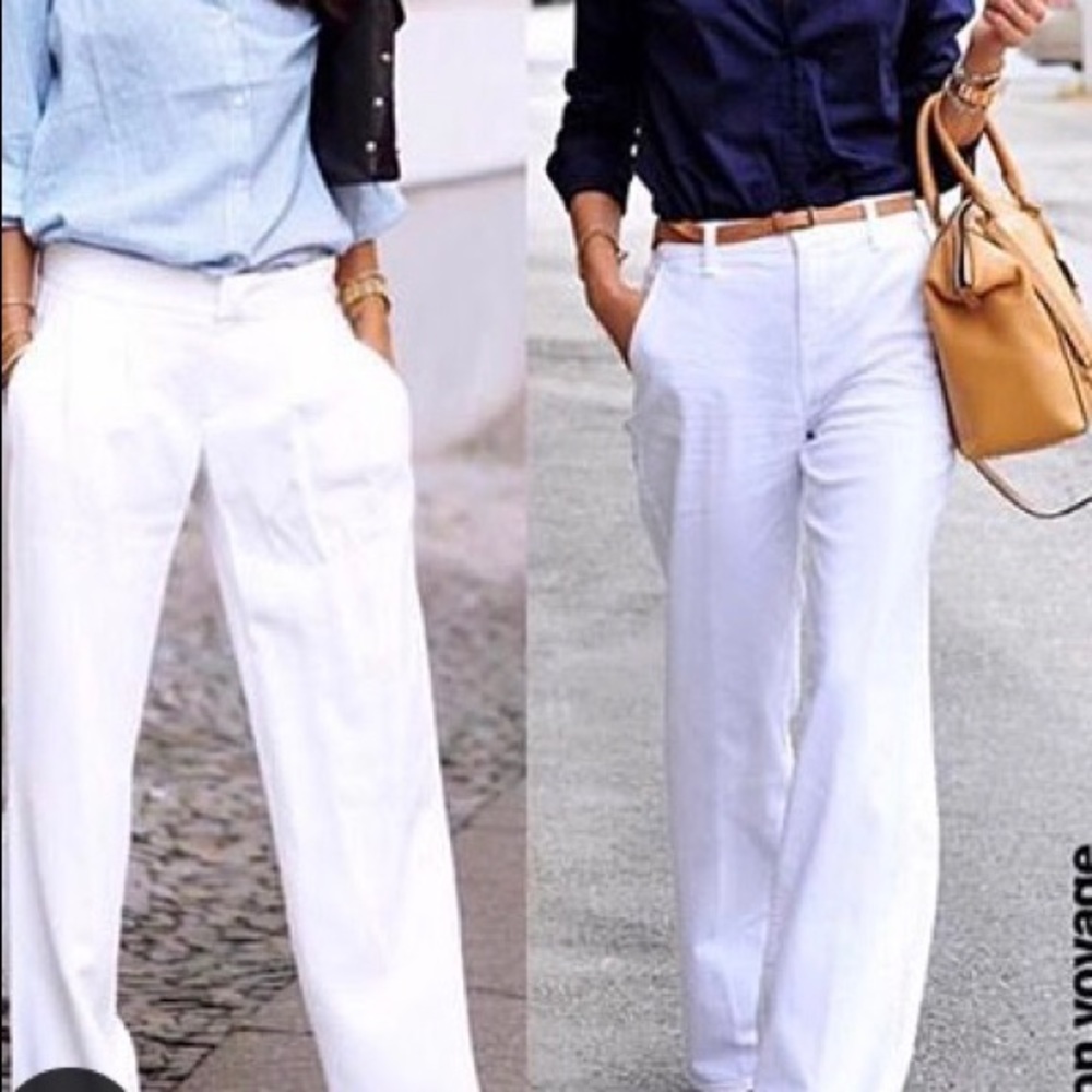 Gap Stretch White Pants